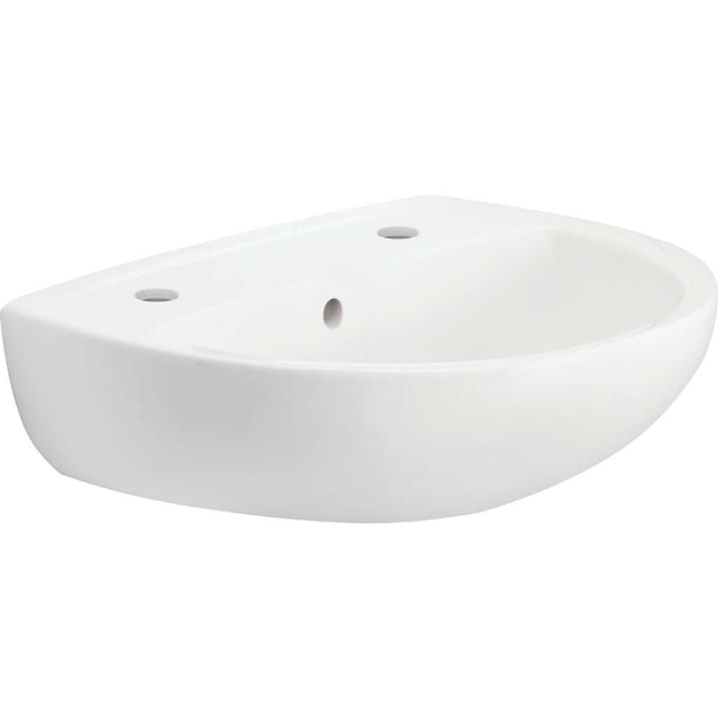 Twyford Option 2 Taphole 550mm Basin Whtie