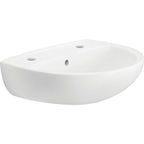 Twyford Option 2 Taphole 550mm Basin Whtie