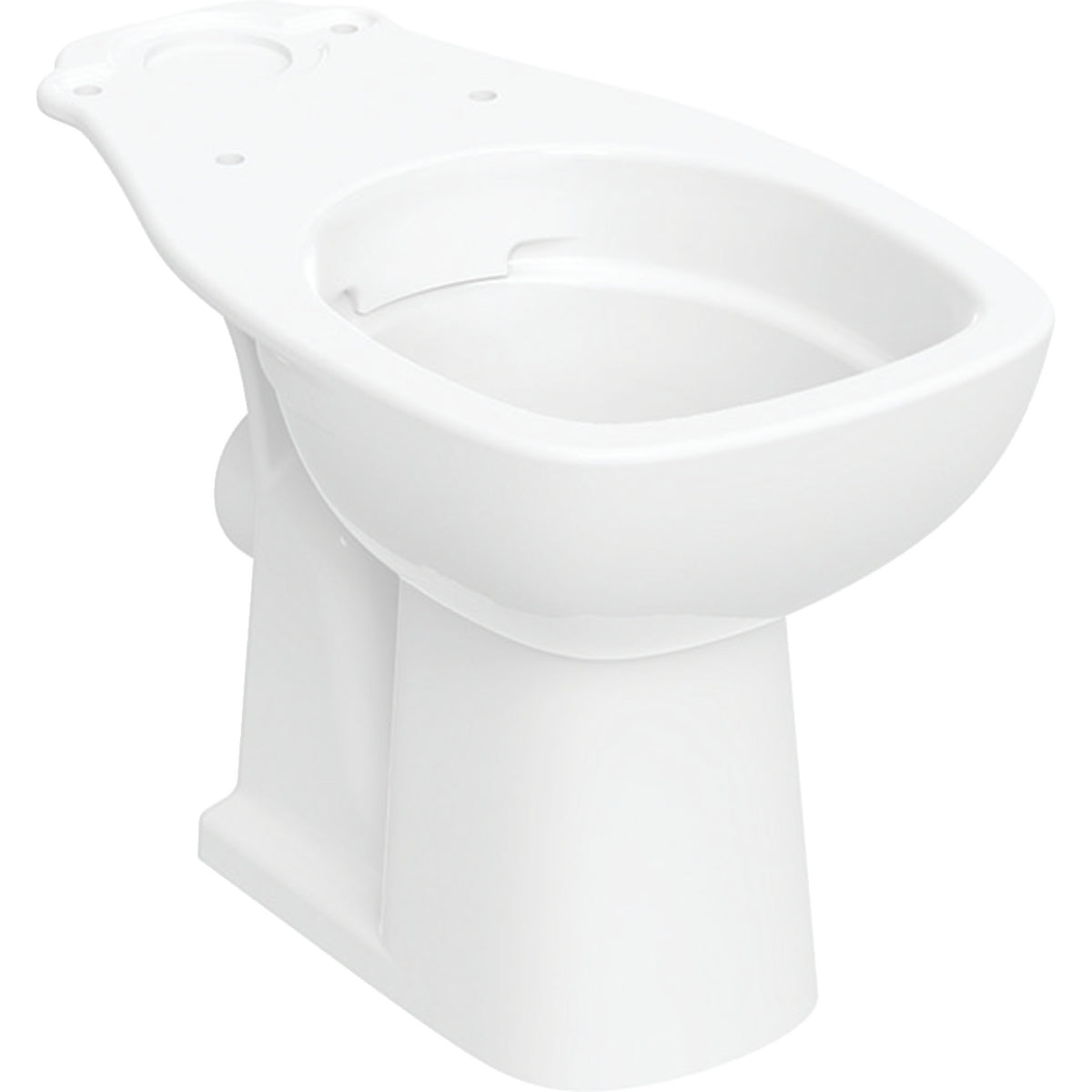 Twyford Alcona Square Close Coupled WC Toilet Pan Horizontal Outlet Rimless White