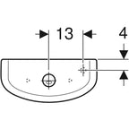 Geberit Selnova exposed cistern, close-coupled, dual flush, bottom water supply connection: white 501 047 00 6 501.047.00.6