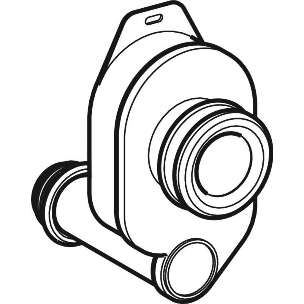 Geberit Uril Trap D40, Horizontal Outlet: D=50/40mm, White Alpine 261.483.11.1