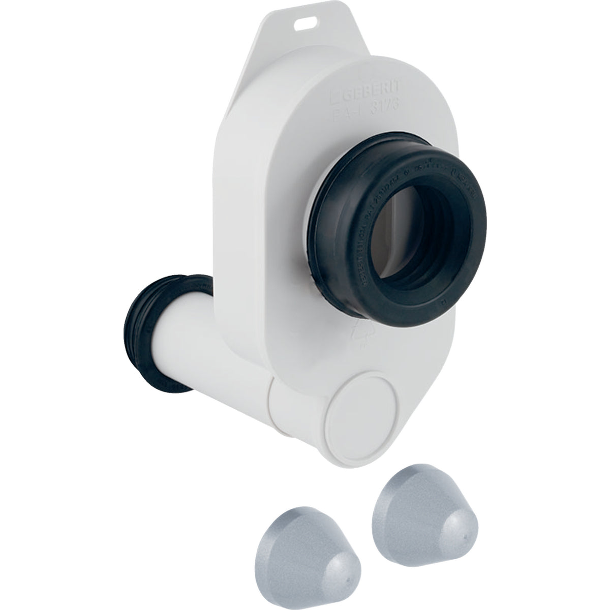 Geberit Uril Trap D40, Horizontal Outlet: D=50/40mm, White Alpine 261.483.11.1