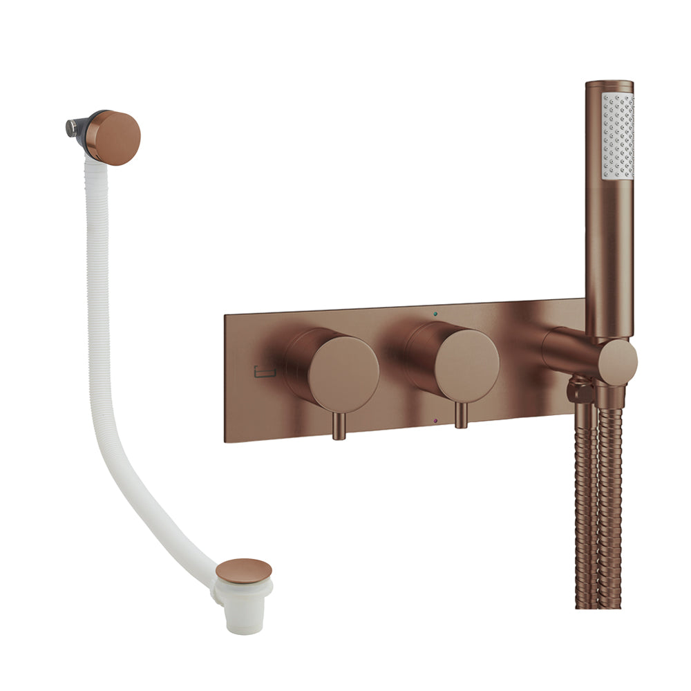 Crosswater Design Shower Set 5 Brushed Bronze