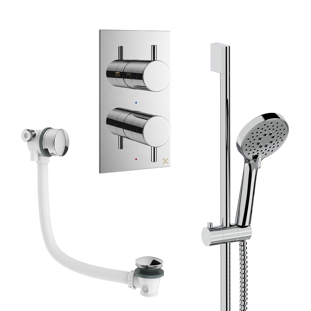 Crosswater Design Shower Set 6 Chrome