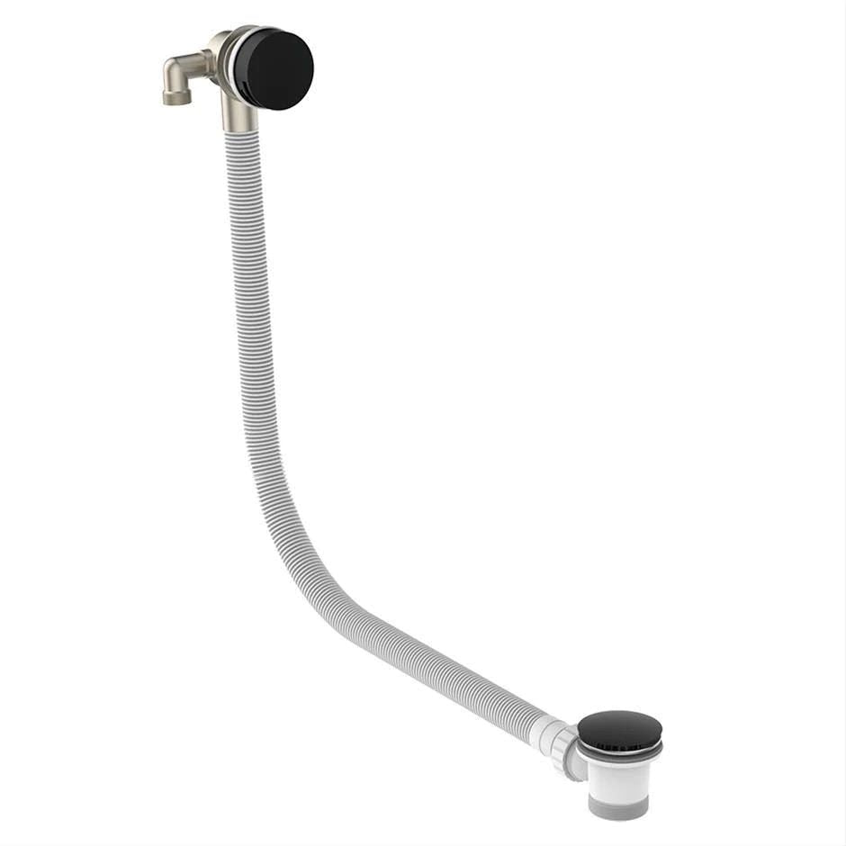 Ideal Standard IDEALFILL BATH FILLER CLICKER WASTE AND OVERFLOW SILK BLACK