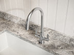 Bristan Echo Easyfit Kitchen Sink Mixer Tap Brushed Nickel EC SNK EF BN
