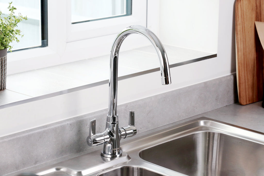 Bristan Echo Easyfit Mono Kitchen Sink Mixer Tap, () Chrome EC SNK EF C