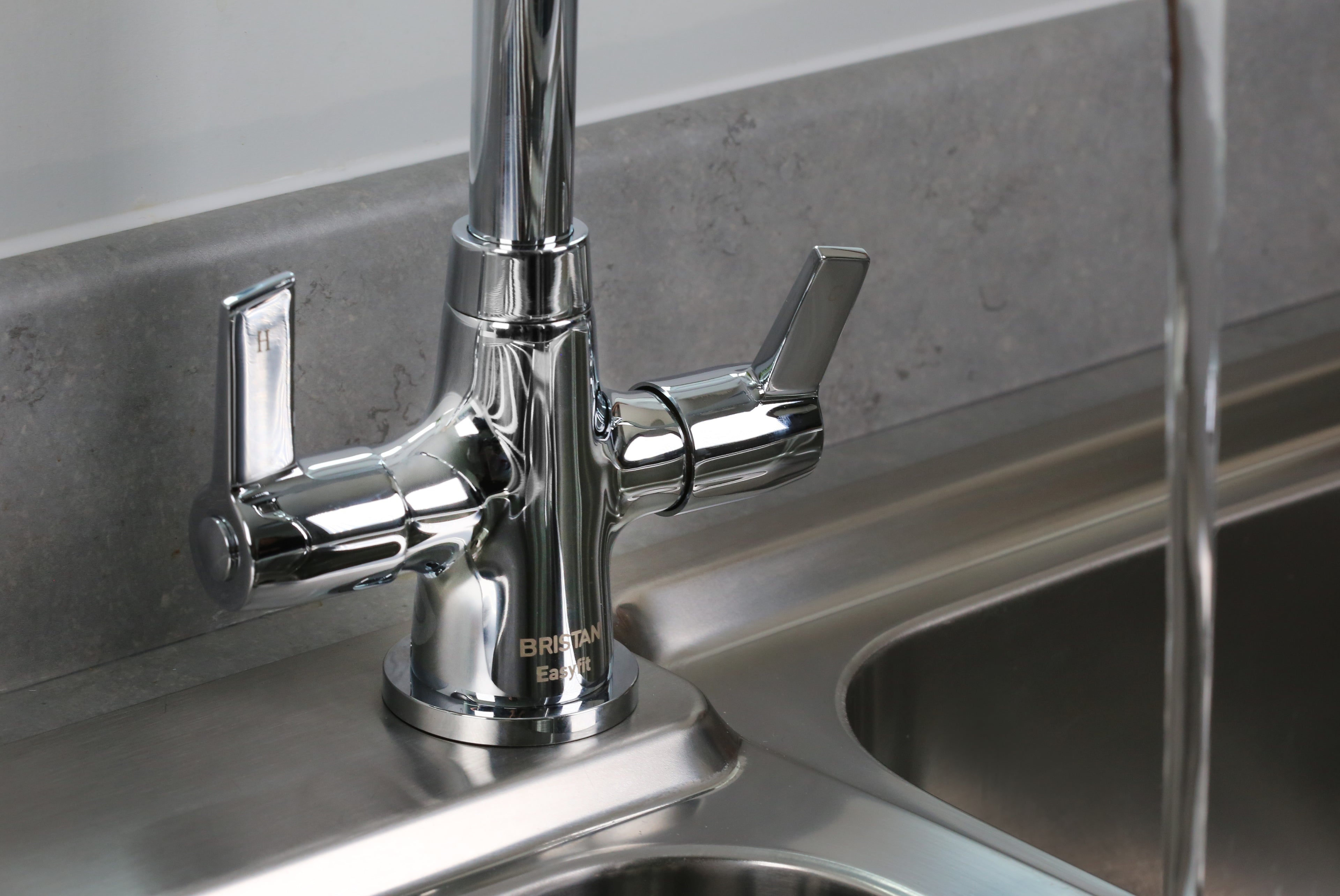 Bristan Echo Easyfit Mono Kitchen Sink Mixer Tap, () Chrome EC SNK EF C