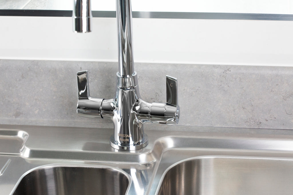 Bristan Echo Easyfit Mono Kitchen Sink Mixer Tap, () Chrome EC SNK EF C