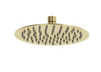 Bristan Slimline 200mm Round Fixed Head Brushed Brass FH SLRD01 BB