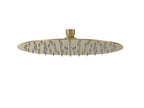 Bristan Slimline 200mm Round Fixed Head Brushed Brass FH SLRD01 BB
