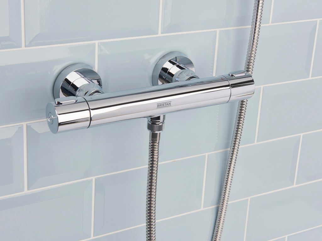 Bristan Frenzy Thermostatic Bar Mixer Shower & Kit Chrome FZ SHXMMCTFF C