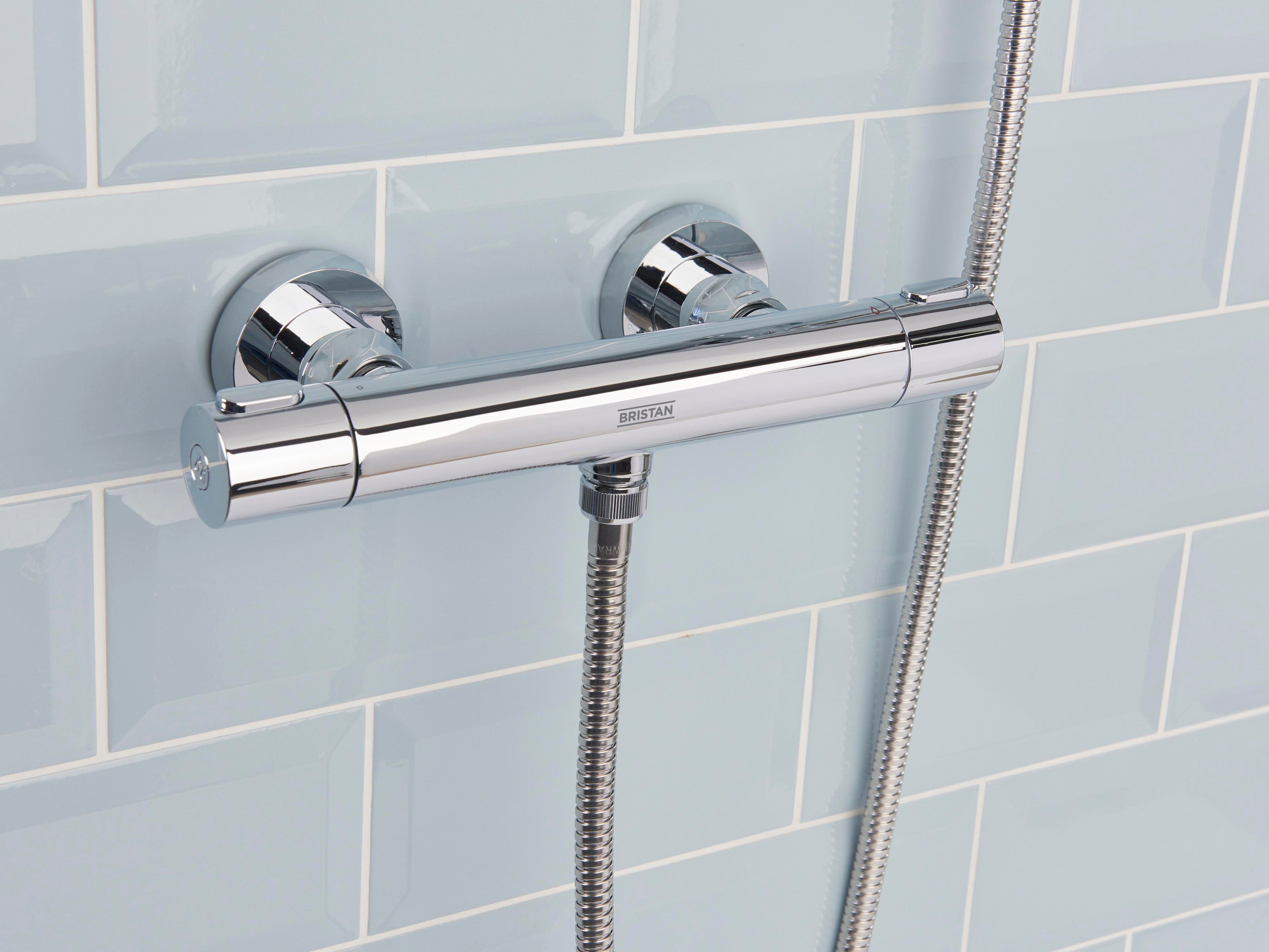 Bristan Frenzy Thermostatic Bar Mixer Shower & Kit Chrome FZ SHXMMCTFF C