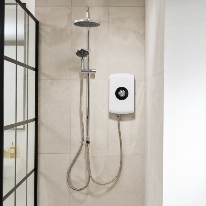 Triton Amore DuElec Electric Shower White 9.5kW