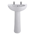 Twyford Option 2 Taphole 550mm Basin and Pedestal Pack