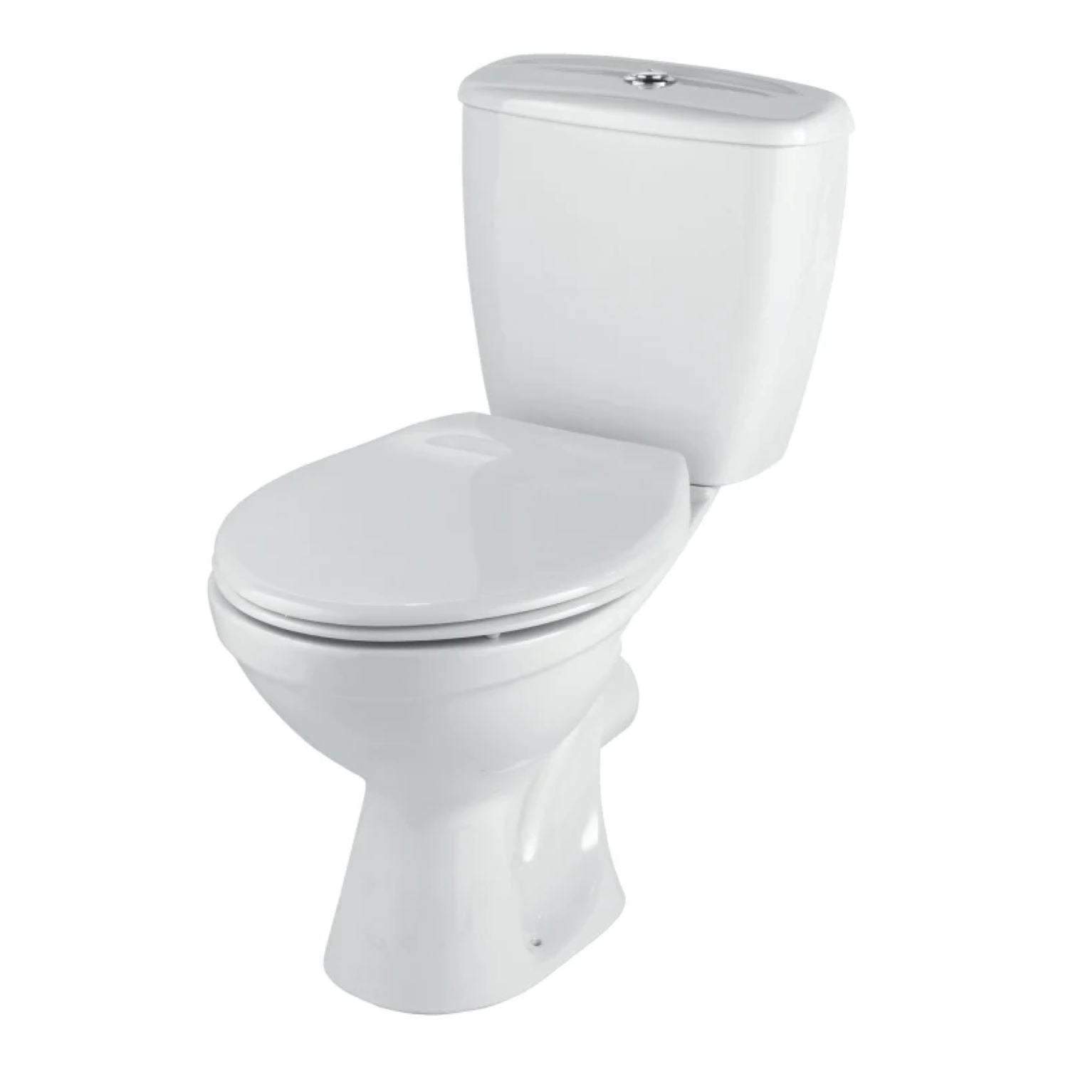 Twyford Option Set of Floor-standing Toilet with Close-coupled Exposed Cistern and WC Seat