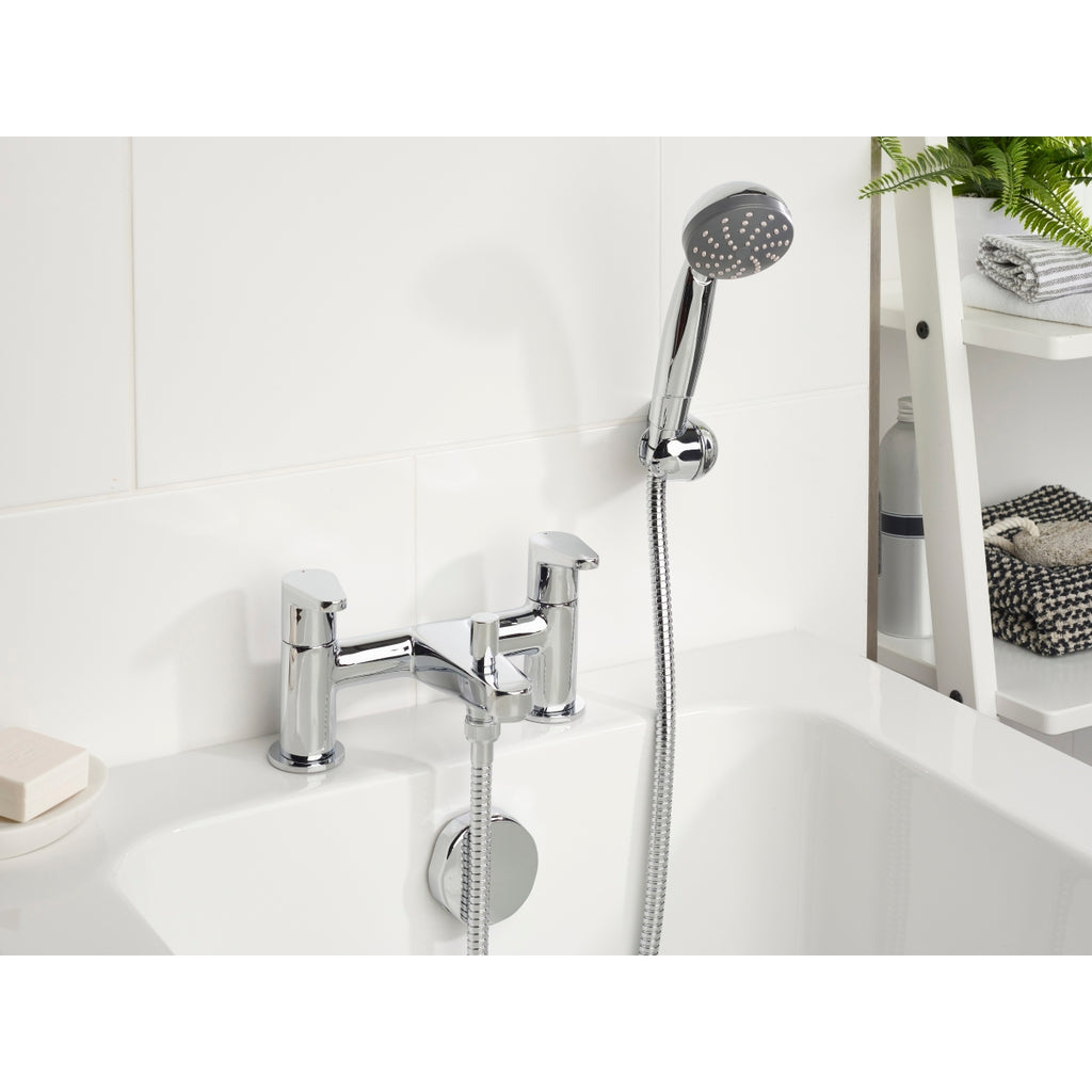 Bristan Quest Bath Shower Mixer Tap Chrome QST BSM C