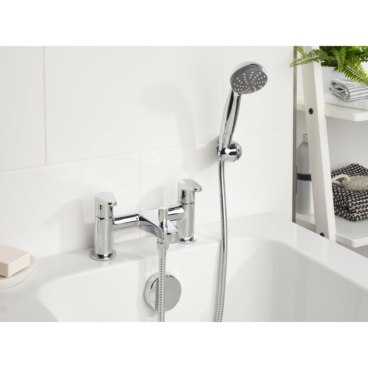 Bristan Quest Bath Shower Mixer Tap Chrome QST BSM C