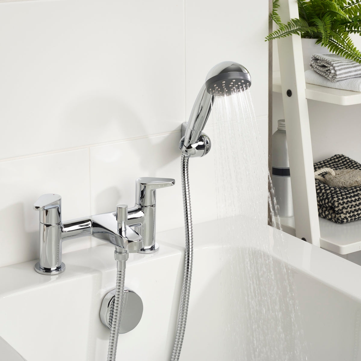 Bristan Quest Bath Shower Mixer Tap Chrome QST BSM C