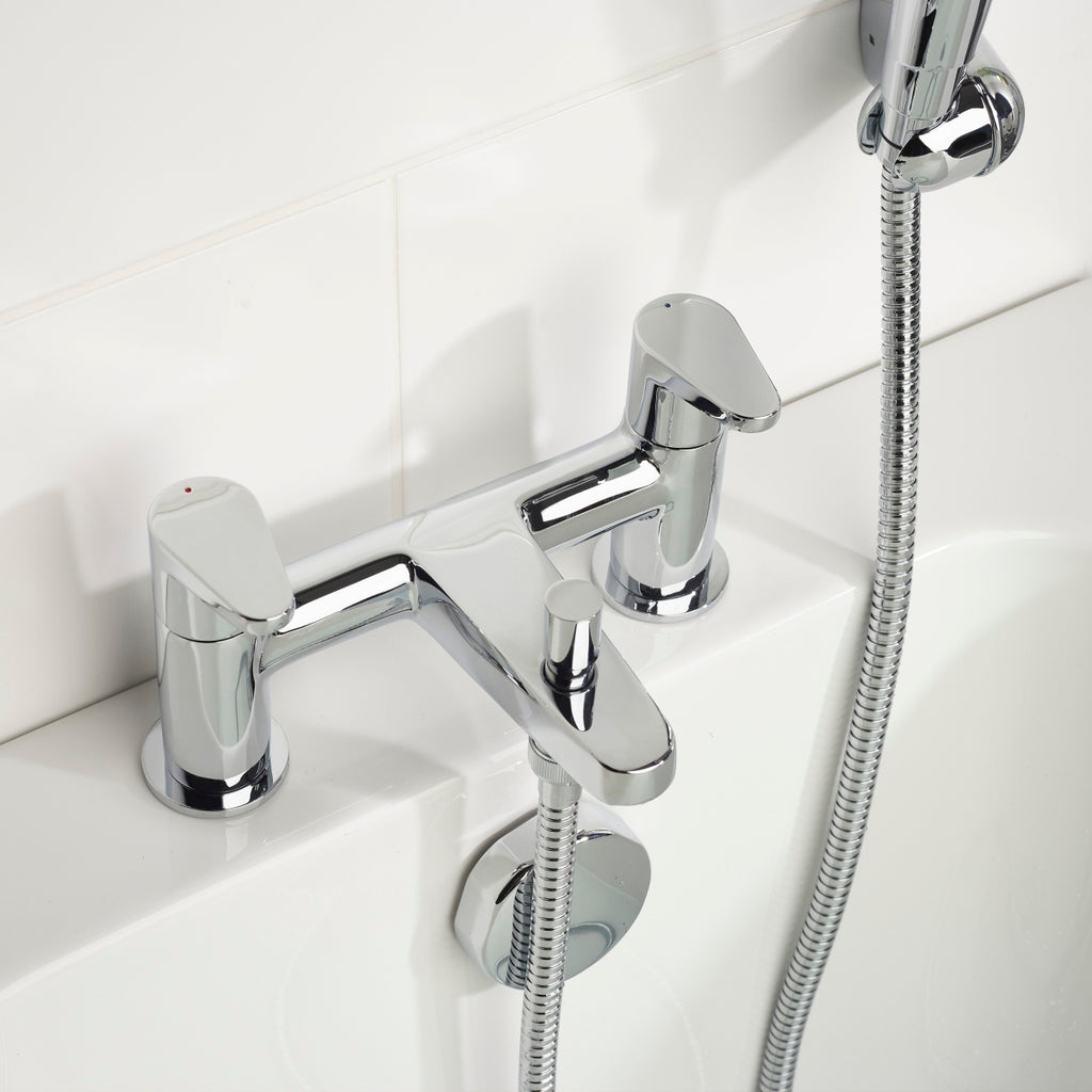 Bristan Quest Bath Shower Mixer Tap Chrome QST BSM C