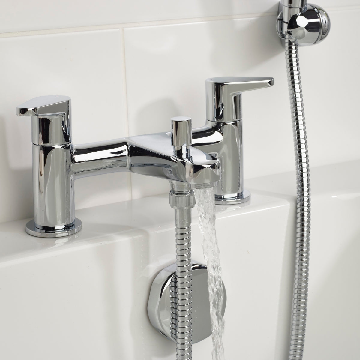 Bristan Quest Bath Shower Mixer Tap Chrome QST BSM C