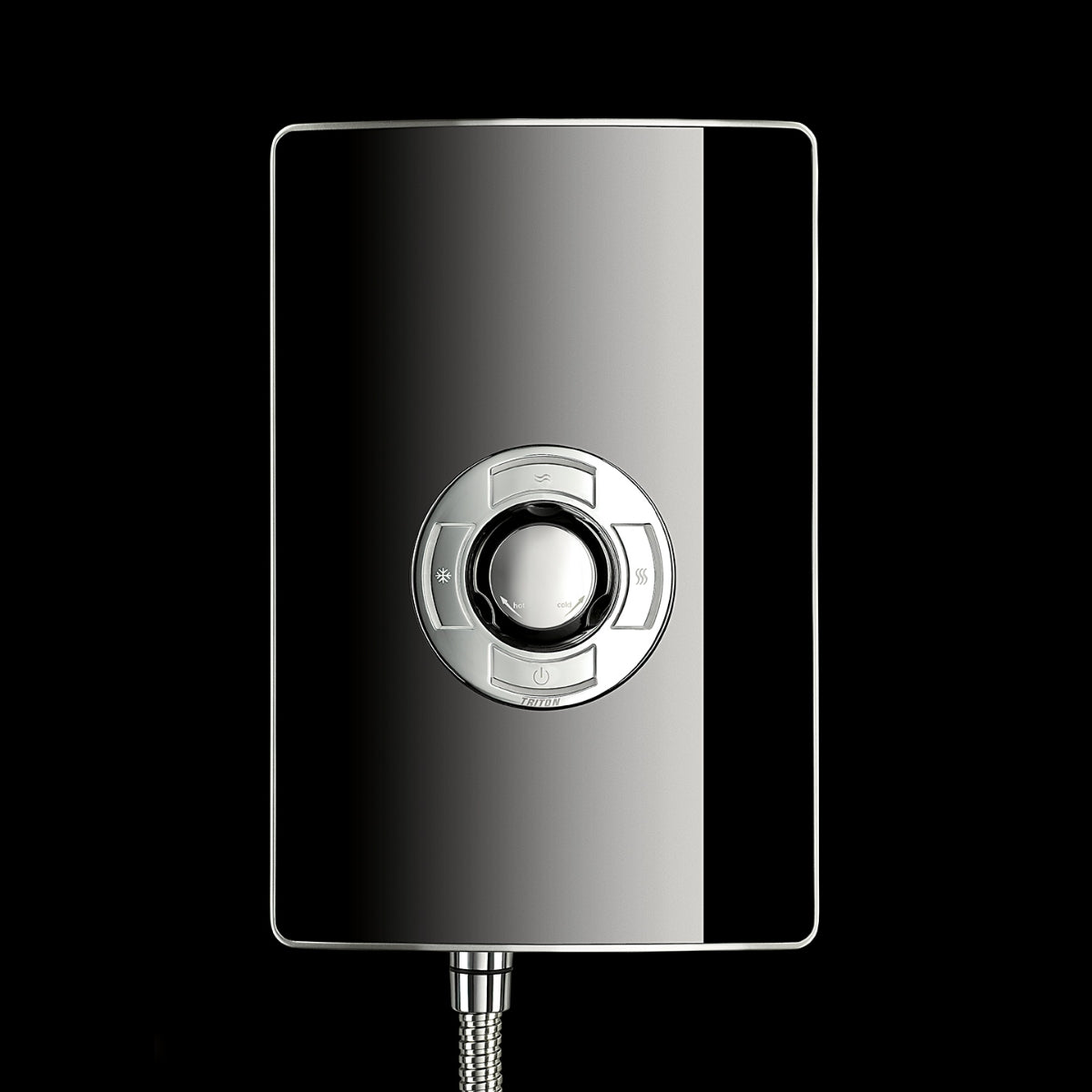 Triton Aspirante Electric Shower 9.5kW Black Gloss ASP08gSBLK.