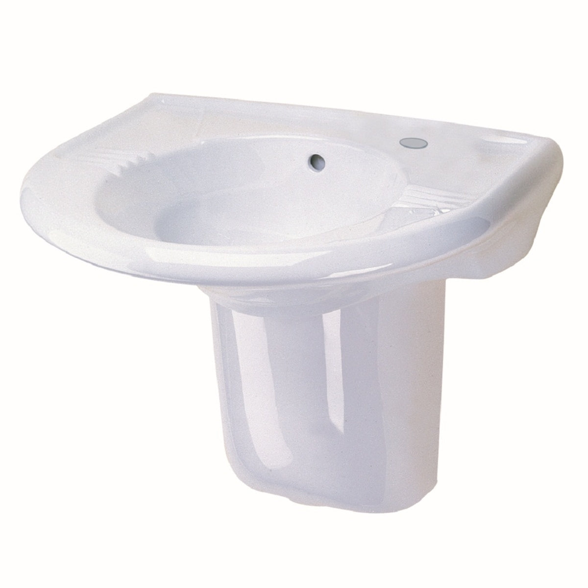 Twyford AV4909WH Avalon Semi Pedestal White