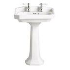 Heritage Granley Full Pedestal White