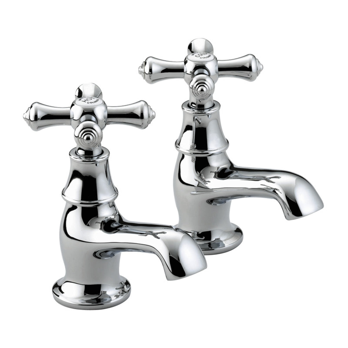 Bristan Colonial Basin Taps Chrome K 1/2 C