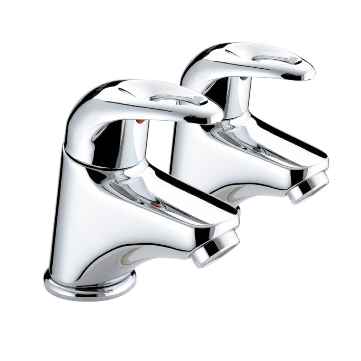 Bristan Java Basin Pillar Taps Chrome J 1/2 C