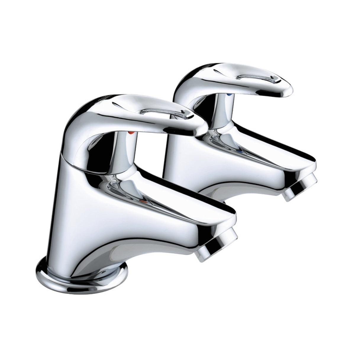 Bristan Java Bath Pillar Taps Chrome J 3/4 C
