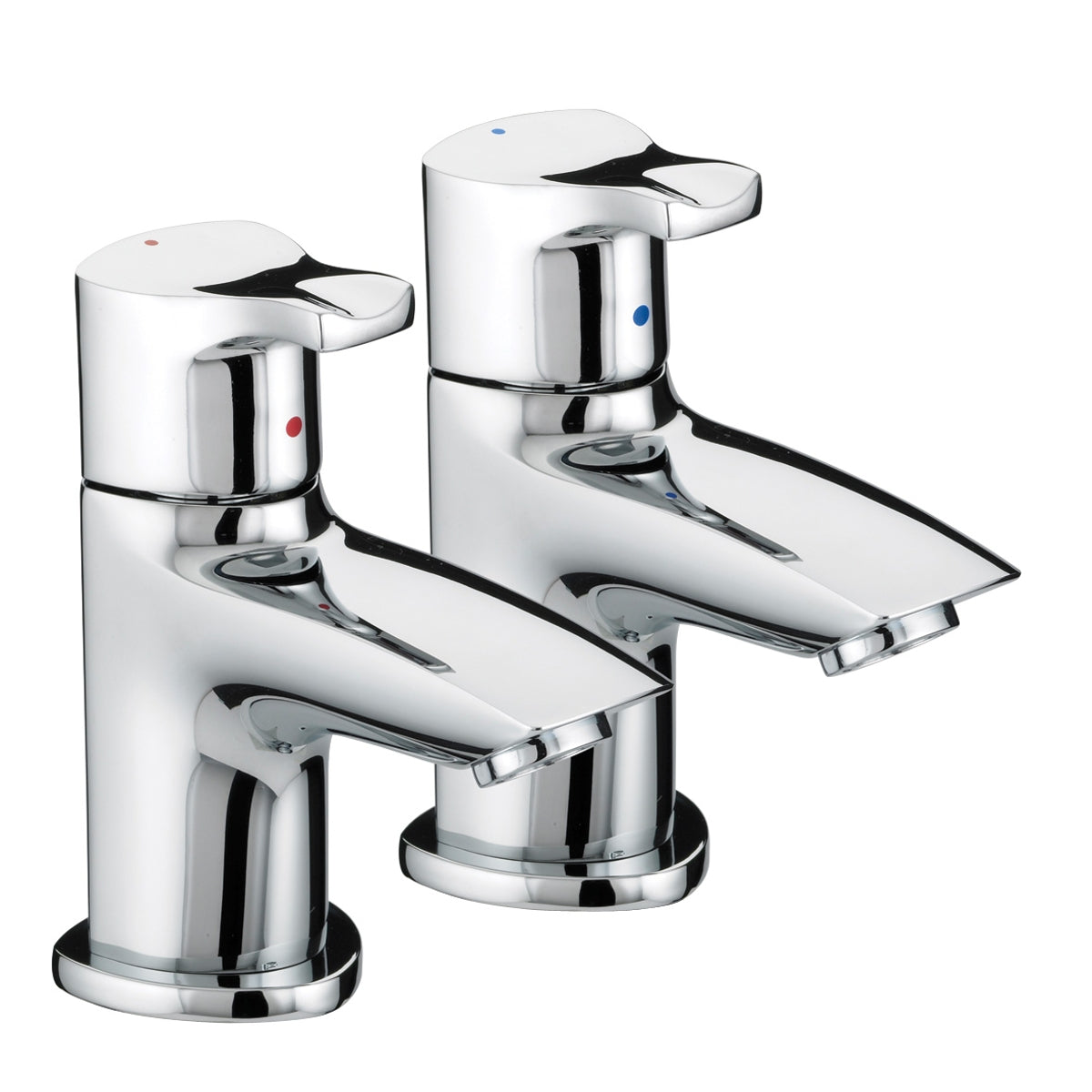 Bristan CaPairi Basin Pillar Taps Chrome CAP 1/2 C