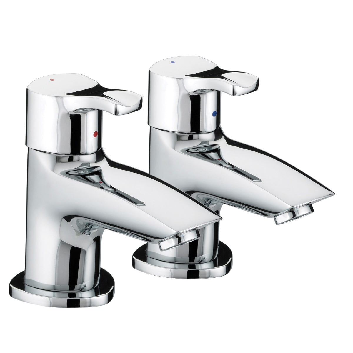 Bristan CaPairi Bath Pillar Taps Chrome CAP 3/4 C