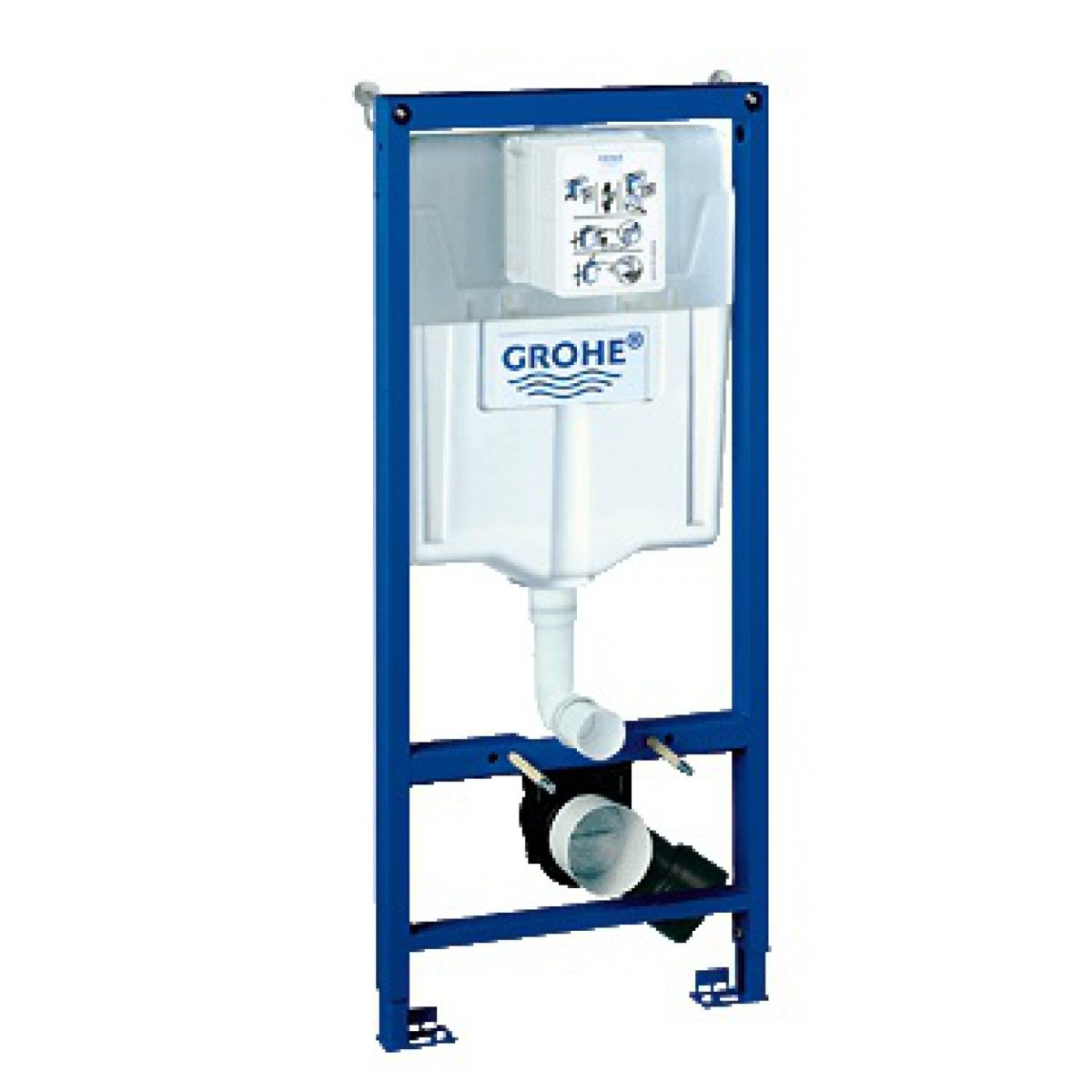 Grohe Rapid SL for Wall Hung Toilet Blue 1 13 M