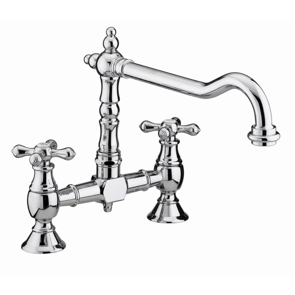 Bristan Colonial Bridge Sink Mixer Tap Antique Chrome K BRSNK C