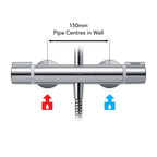 Mira Relate ERD Bar Mixer Shower Chrome 2.1878.002.