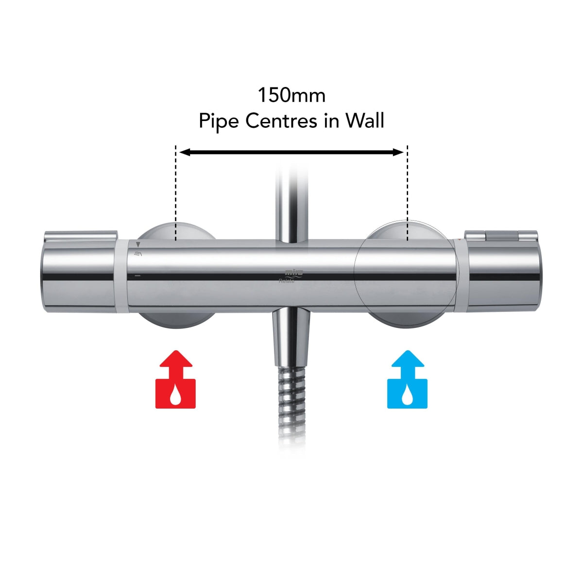 Mira Relate ERD Bar Mixer Shower Chrome 2.1878.002.