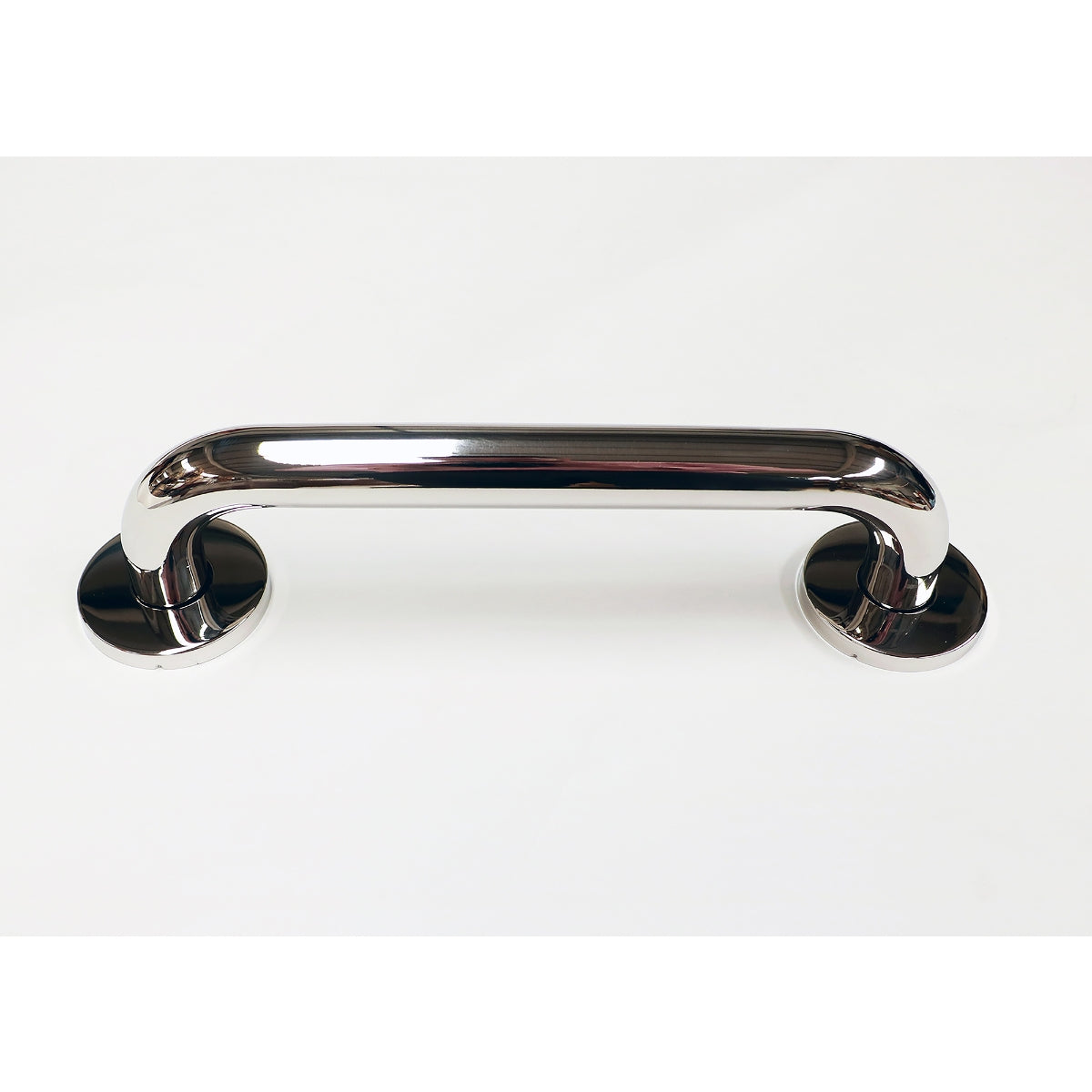 NYMAS Grab Rail, St/steel, Conc. Fixings, 35mm Dia. 305mm, White.