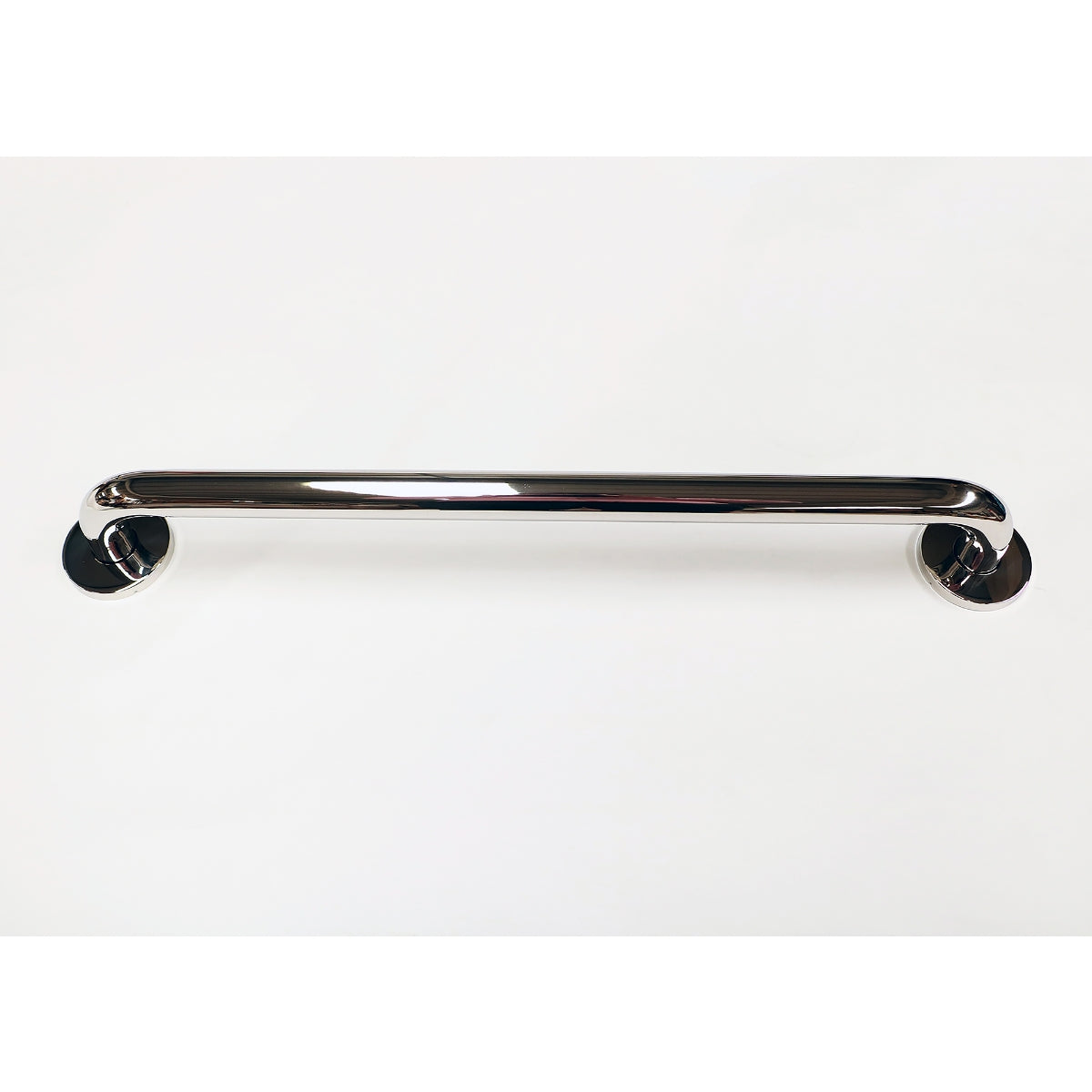 NYMAS Grab Rail, St/steel, Conc. Fixings, 35mm Dia. 600mm, White.