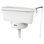 Thomas Dudley Tri-well Turbo High Level Well Bottom Cistern White