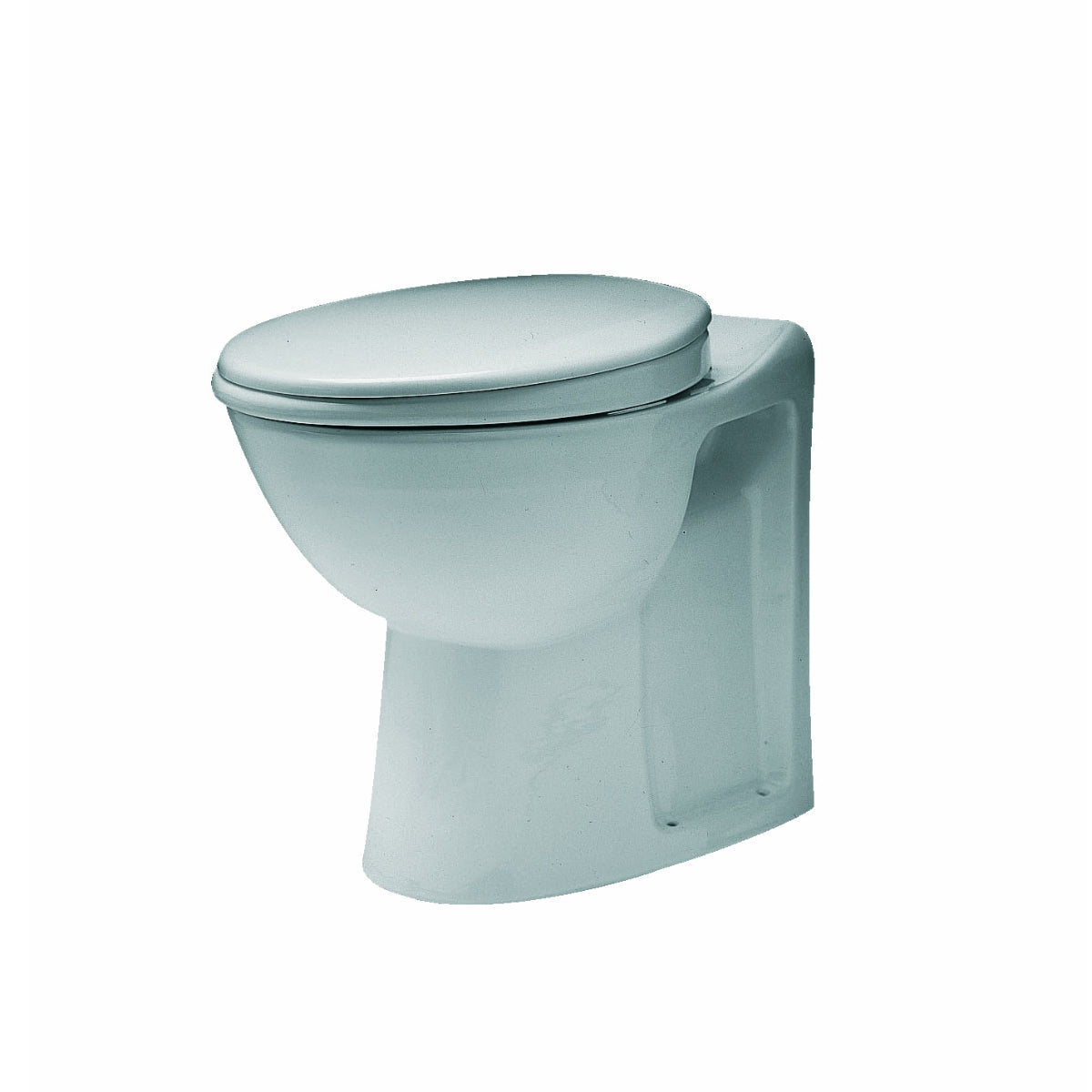 Twyford Avalon floor-standing WC, washdown, raised, for exposed cistern, close-coupled or back-to-wall