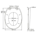 BEMIS ATLANTIC SPA WHITE TOILET SEAT 108052000.