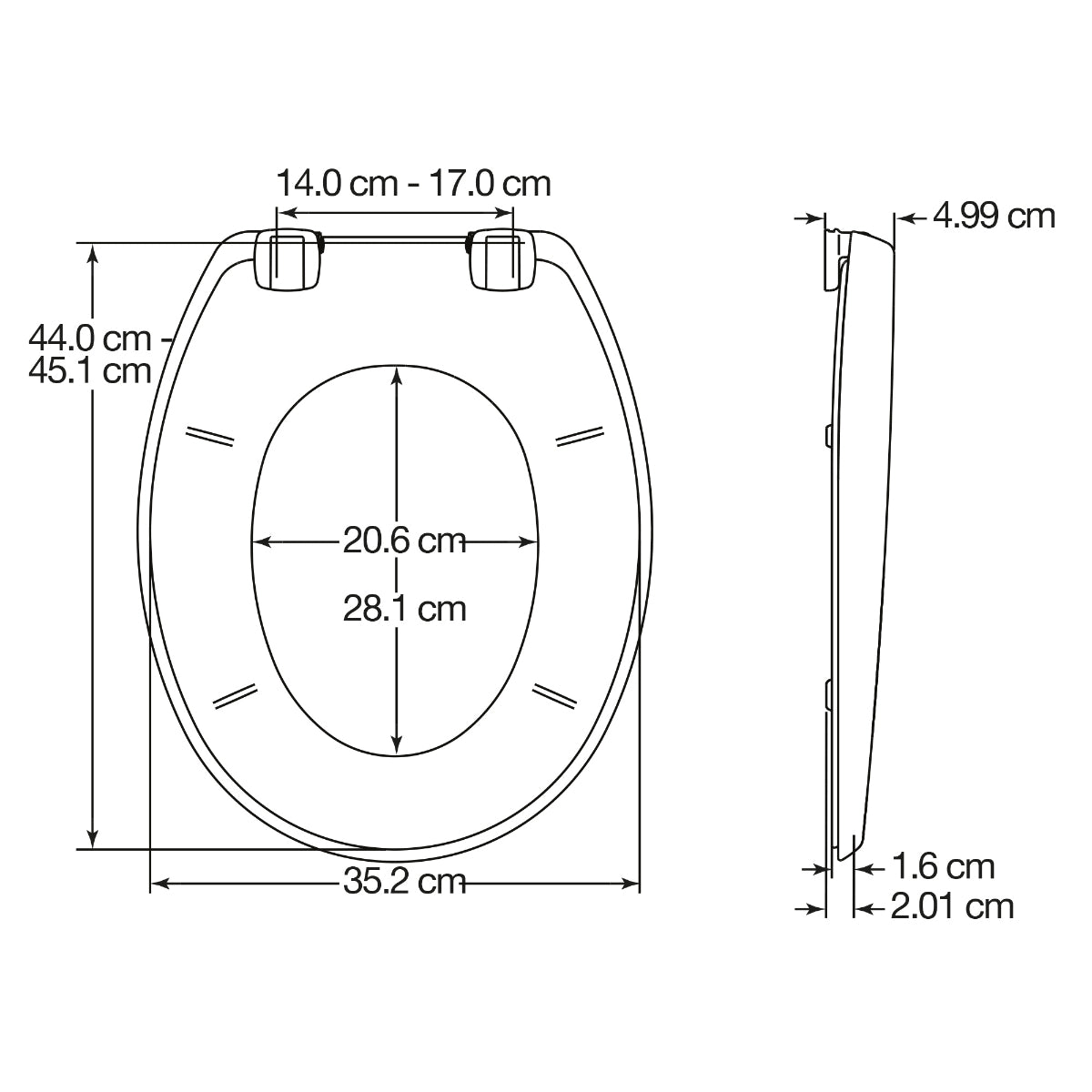 BEMIS ATLANTIC SPA WHITE TOILET SEAT 108052000.