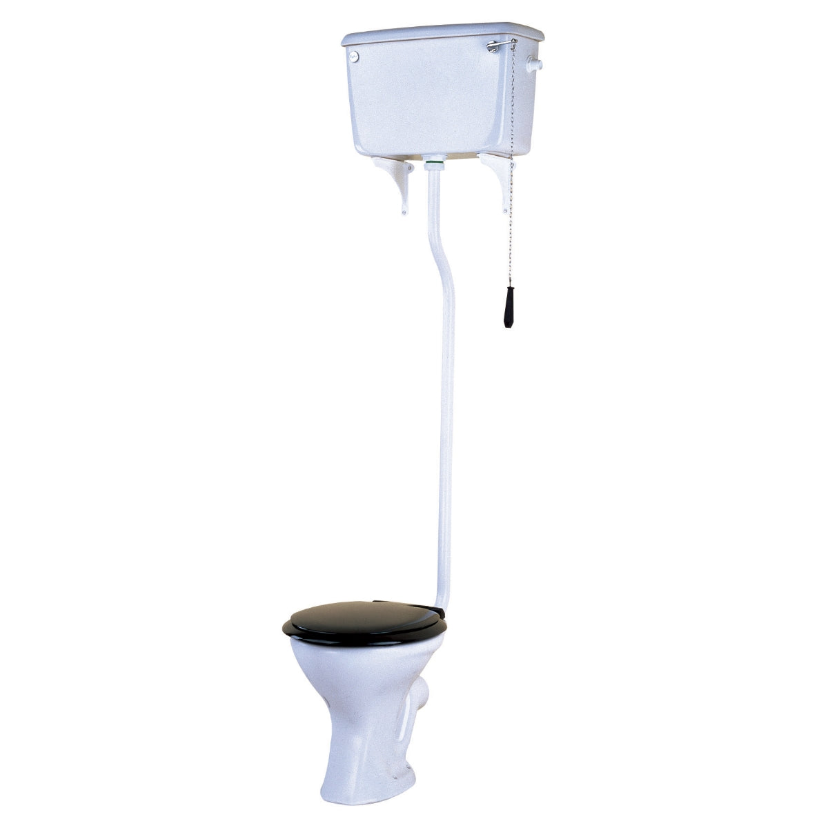 Twyford Classic floor-standing WC for exposed cistern, low-level, washdown WC, multidirectional outlet