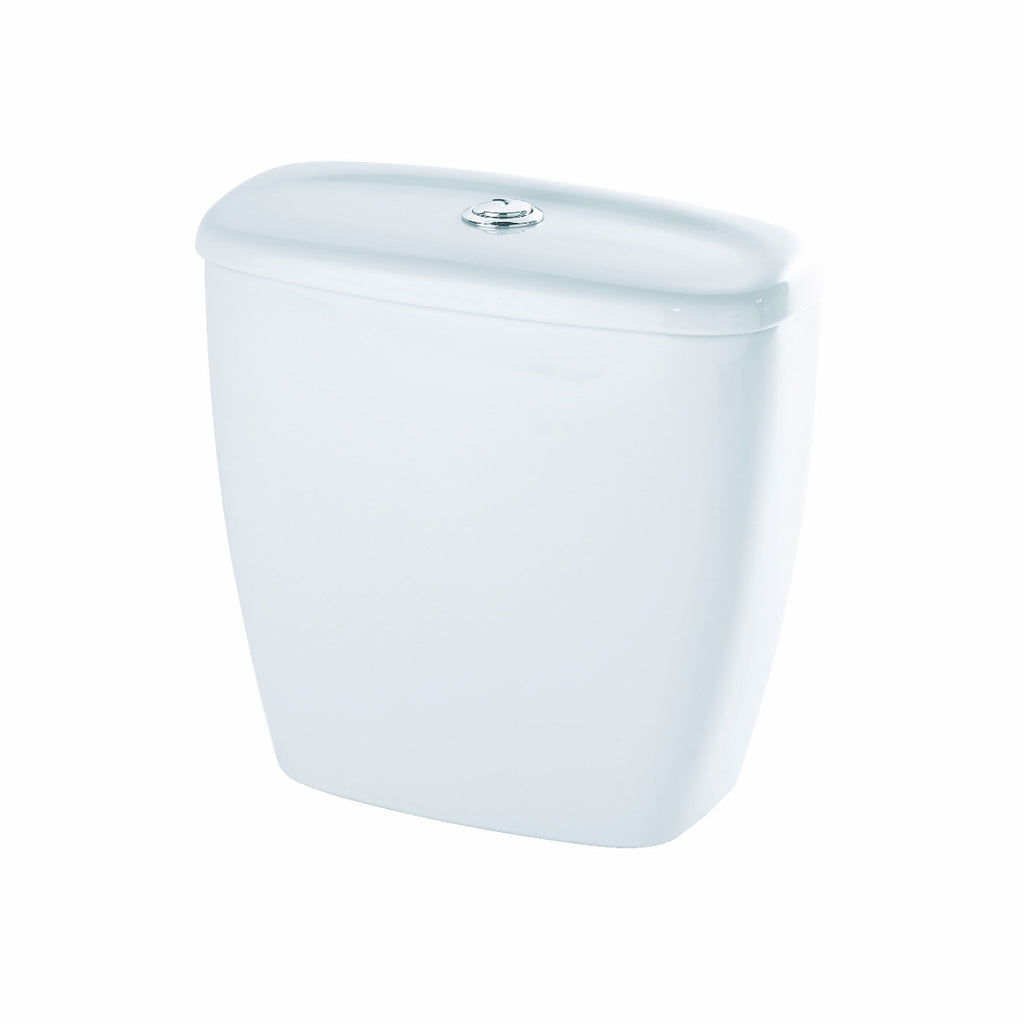Twyford Option exposed cistern, close-coupled, for floor-standing WC raised
