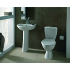 Twyford Option exposed cistern, close-coupled, for floor-standing WC raised