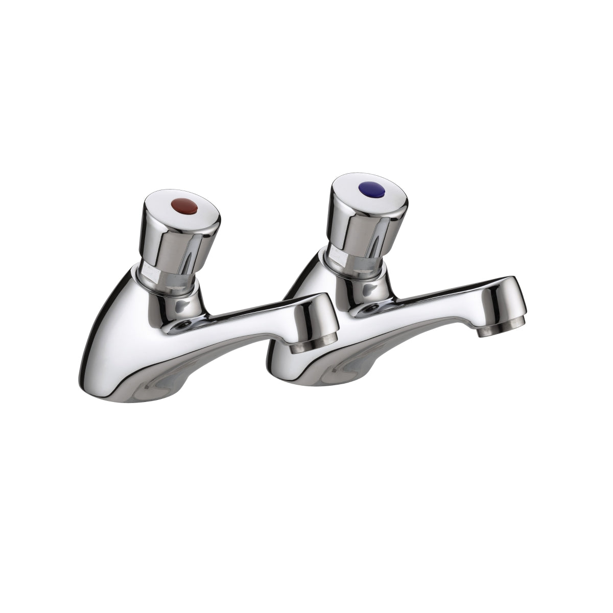 Bristan Non Concussive Basin Taps Chrome VA NC 1/2 C.