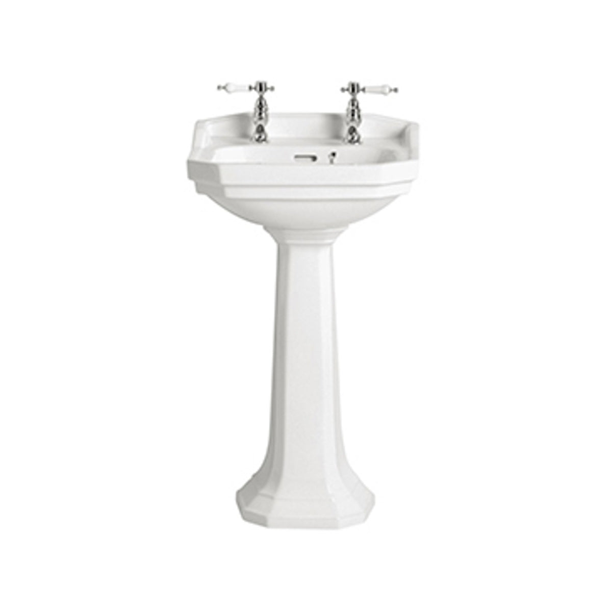 Heritage Granley Cloakroom Basin 2 Tap Hole