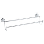 Heritage Clifton Double Towel Rail Chrome ACC07