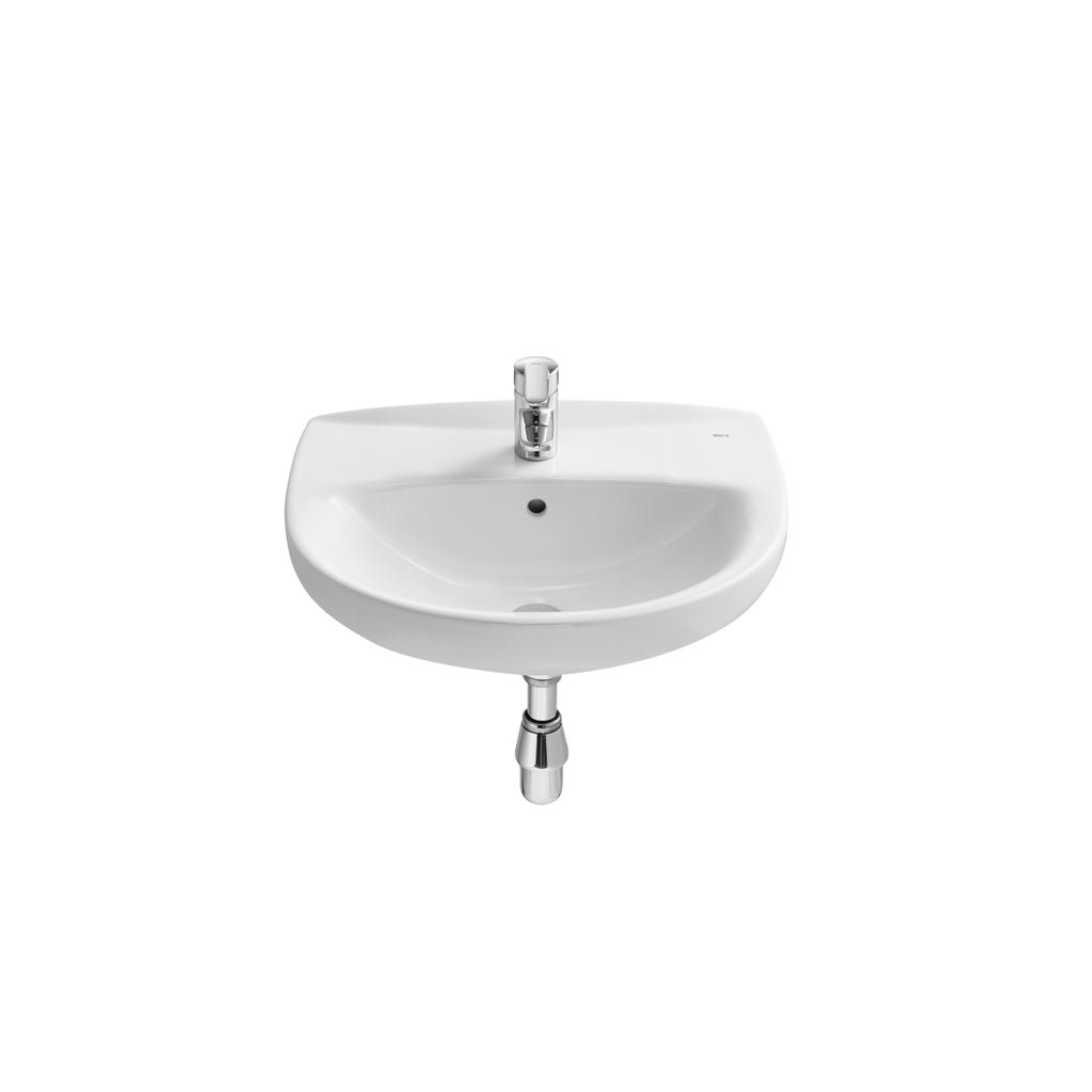 Roca Laura 560Mm 1Th Basin+ Full Pedestal